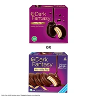 Sunfeast Dark Fantasy Yumfills Whoopie Pie, Chocolate Chip, 253g - 242g, Sunfeast