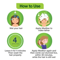 Mediker Anti-Lice Treatment Shampoo, 50 ml - 50ML, Mediker