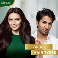 Streax Insta Shampoo Hair Colour, Natural Black  - Streax