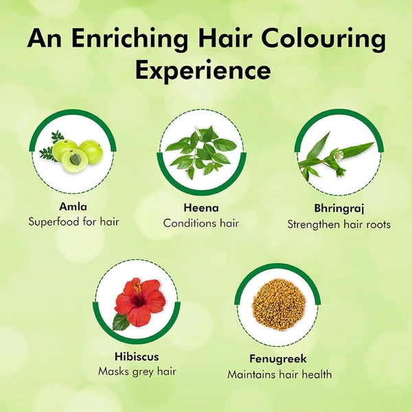 Indica Easy 10 Minutes Hair Color Shampoo Natural Black - Indica