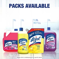 Lizol Disinfectant Surface & Floor Cleaner Liquid, Lavender - 625ml  - 625ml, Lizol