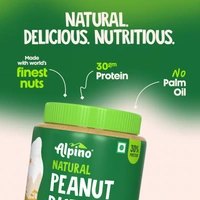 ALPINO Natural Peanut Butter Crunch - 400g - 400g, Alpino