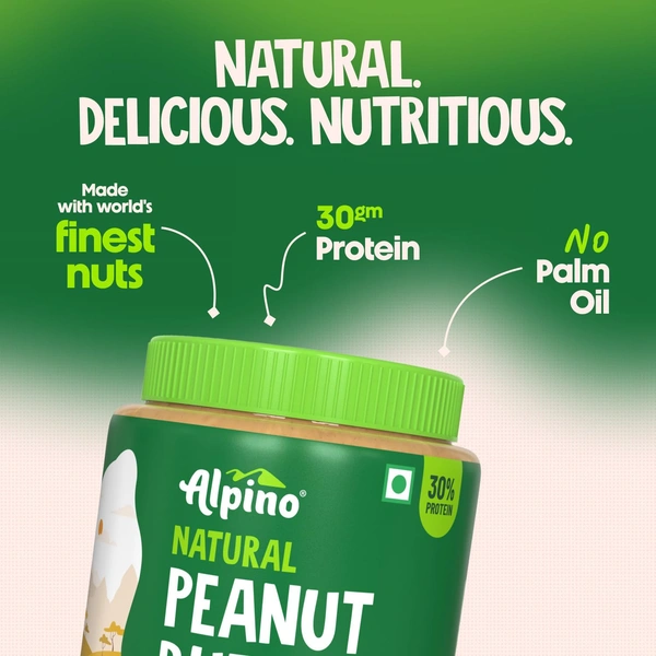 ALPINO Natural Peanut Butter Crunch - 400g - 400g, Alpino