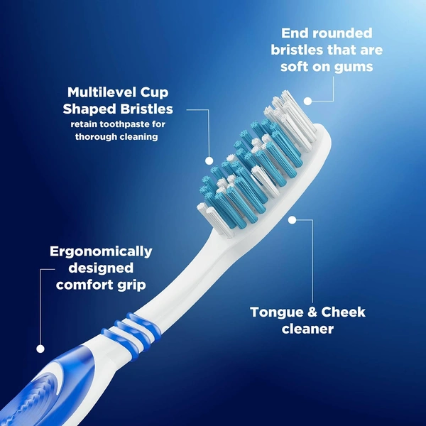 Oral-B Cavity Defense Toothbrush – Soft Bristles, Dentist Recommended(Pack of 6) - Oral B