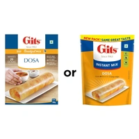 Gits Instant Rice Dosa Breakfast Mix, Makes 20 per Pack, Pure Veg,500g - 500g, Gits