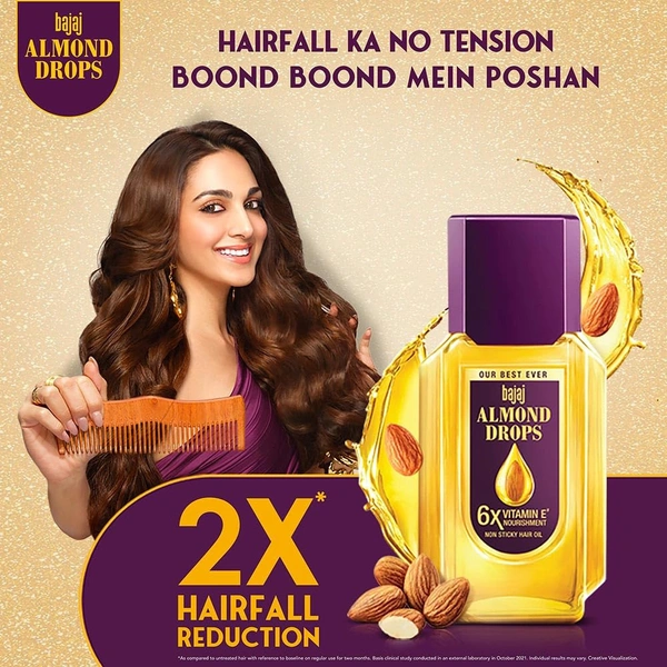 Bajaj Almond Drops Hair Oil, 185ml - 185ml, Bajaj
