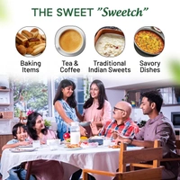 Sweetch Natural Khandsari (Desi Khand) Sugar – 1Kg | Unrefined, Low GI & Chemical-Free - 1kg, Sweetch