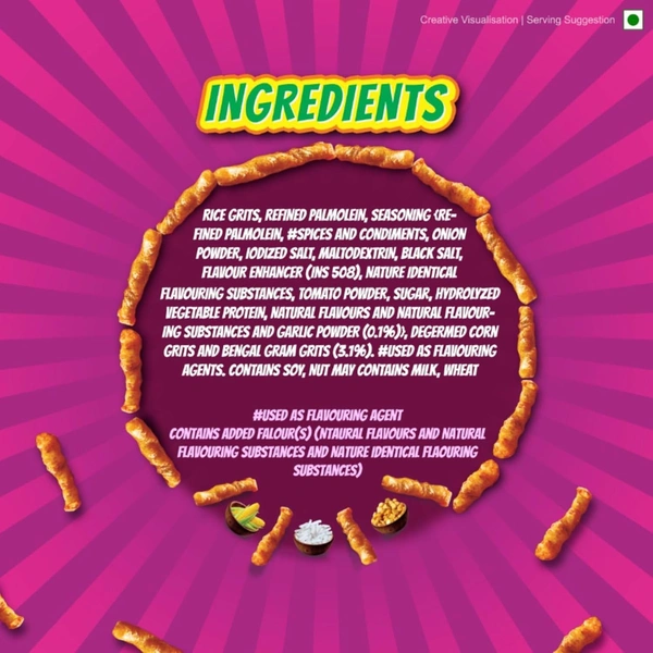 Bingo Tedhe Medhe Masala Tadka (Namkeen)  (75 g) - 75g, Bingo