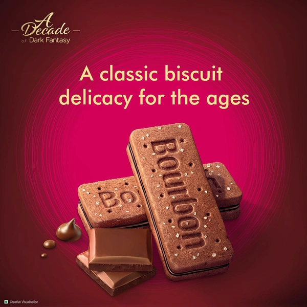 Sunfeast Dark Fantasy Bourbon, Classic Biscuit,108g - 108g, Sunfest