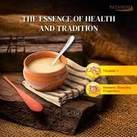 Patanjali Pure Danedar Cow Ghee with Rich Aroma 500ml Jar - 500g, Patanjali