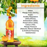 Maaza Mango Drink, Original Flavour, 1.2 L PET Bottle - 1.2Ltr, Maaza