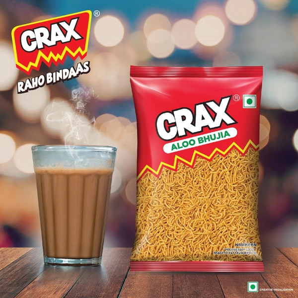 Crax Aloo Bhujia Namkeen 160g - 160g, Crax