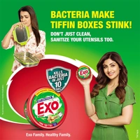 Exo 700 gm Dishwash tub with scrubber - 700g
