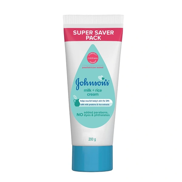 Johnson's Milk + Rice Cream 200gm - 200 gm