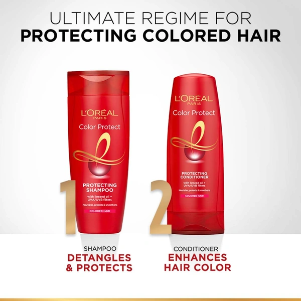 L'Oréal Paris Shampoo, Vibrant & Revived Colour, For Colour-treated Hair - 340ml - 340ml, L'Oréal