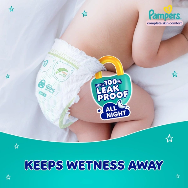 Pampers Complete Skin Comfort Pants (NB, XS) 86 Count, Upto 5kg - (NB,XS) 86 Count, Pampers