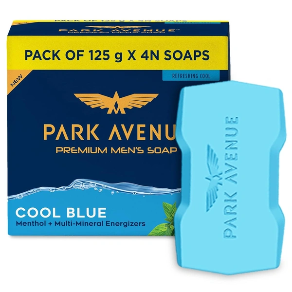 Park Avenue Premium Men’s Soaps (125gx4) - 125gx4, Park Avenue