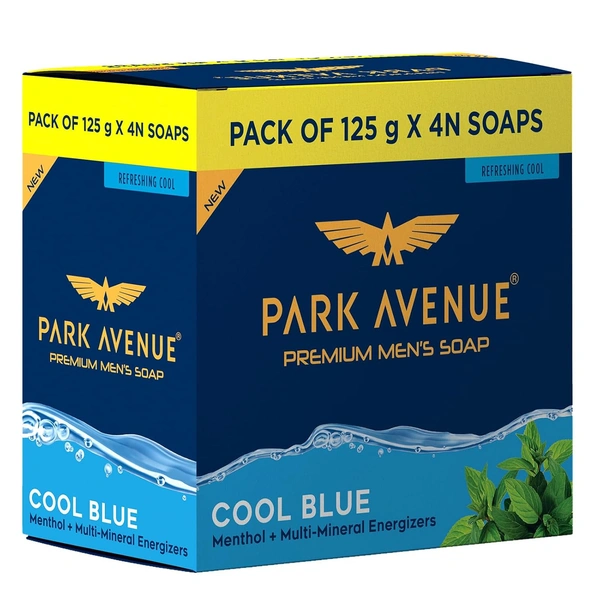 Park Avenue Premium Men’s Soaps (125gx4) - 125gx4, Park Avenue