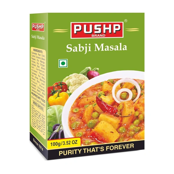 Pushp Brand Sabji Masala 100g - 100g, Pushp