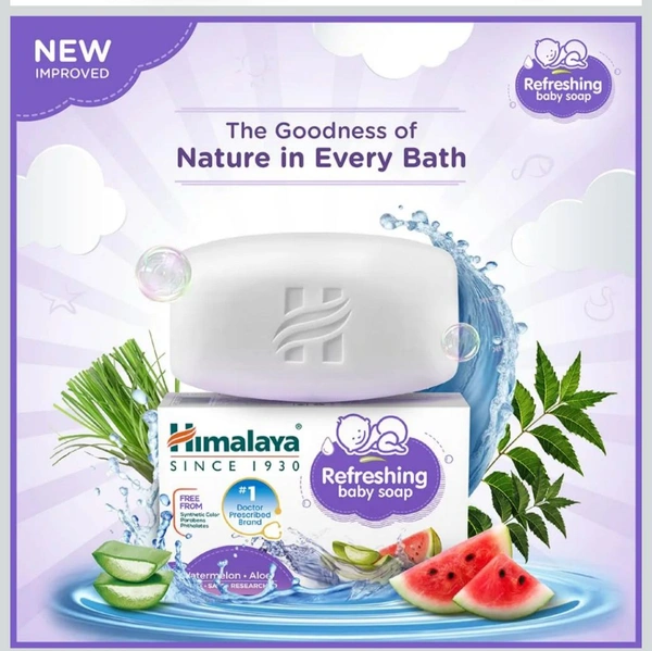 Himalaya Refreshing Baby Soap, 75g - 75g