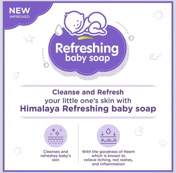 Himalaya Refreshing Baby Soap, 75g - 75g