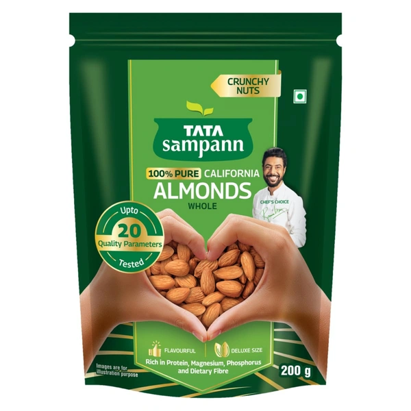 Tata Sampann Pure California Almonds - 200g - 200g