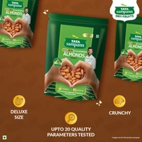 Tata Sampann Pure California Almonds/Badam Whole, 500g - 500g