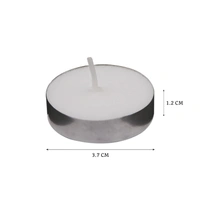Mixed Color Tea Lights Candles (रंगीन टी लाइट मोमबत्ती ) - 12 Numbers - 3 Hour Smokeless Burn - 12 Nos