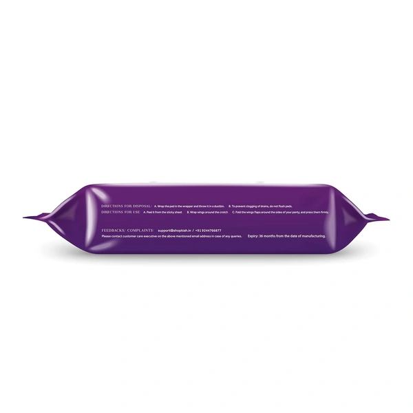 Kiah Comfort Sanitary Pads for Women - XL (280mm) - 6 Pads - XL(280mm), 6 Pads In 1 Pack