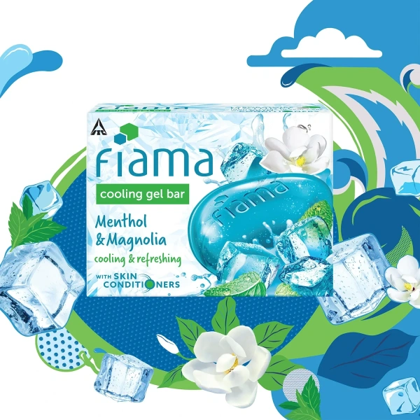 Fiama Cooling Gel Bar Bathing Soap 125g - 125g, Fiama