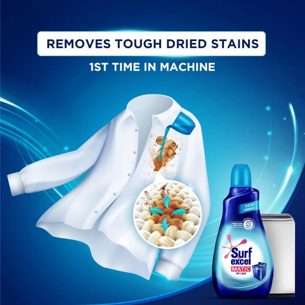  Surf Excel Matic Top Load Liquid Detergent 3.2 L Refill - 3.2 Ltr, Surf Excel
