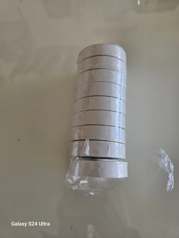PVC tape white pack of 5 - 5 piece