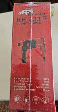 REDHORSE HEAVY DUTY Rotary Hammer Drill 0-1850RPM  (20 mm Chuck Size, 1800 W) - 1 PIECE