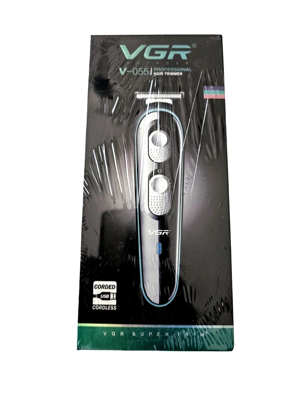VGR V-055 Professional Hair Trimmer (Black) - 1 piece