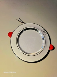 Trending chrome finish ceiling light 7 watt - 1 Piece, White