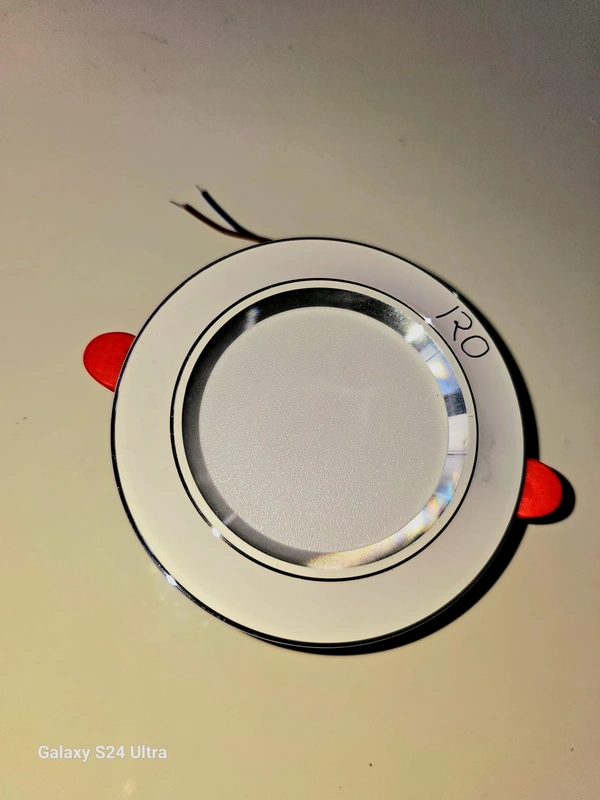 Trending chrome finish ceiling light 7 watt - 1 Piece, White