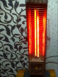 Belco Carbon Fiber Heat Pillar (Carbon Star) | ISI Marked | 1500 Watts Room Heater | Instant Heating - 2 piece