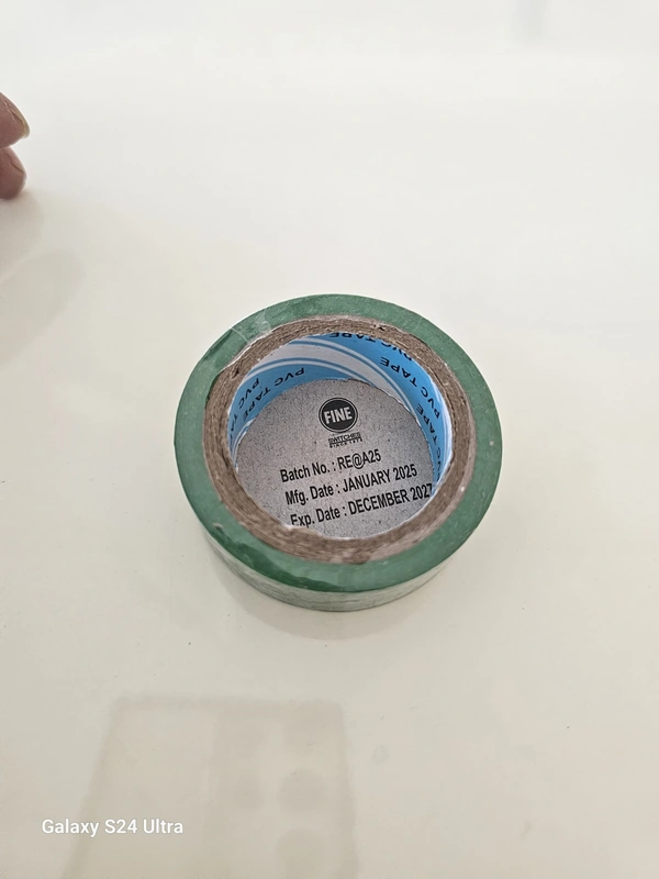 Electrical Tape 3/4" X8YardsX0.125mm pack of 10 (Green) - pack of 10