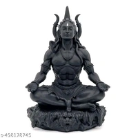 Shiv Ji Murti Maha Adiyogi Style Lord Shiva Statue। Mahakal Best Marble Statue।  - Height:- 8 Inch