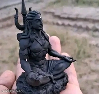 Shiv Ji Murti Maha Adiyogi Style Lord Shiva Statue। Mahakal Best Marble Statue।  - Height:- 8 Inch