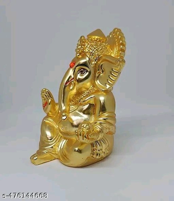 Polyresin Eco Frendly Lord Ganesha Ganpati Statue।  - Free Size