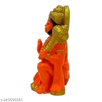 Small Hanuman Ji Ki Murti in Blessings Posture With Gada ।  - Free Size