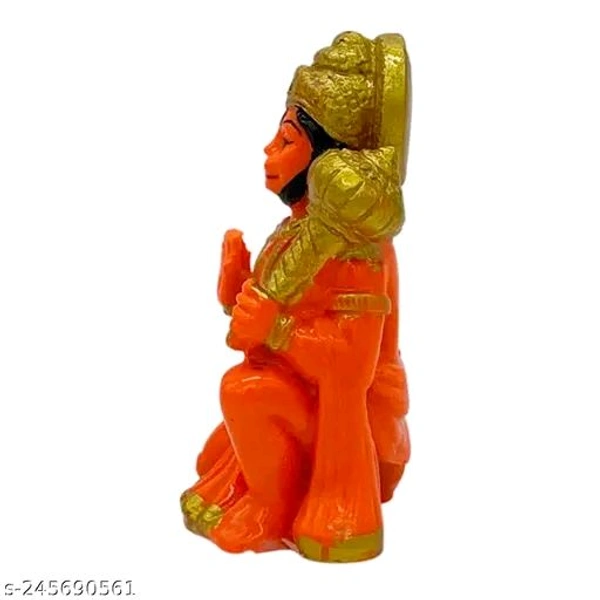 Small Hanuman Ji Ki Murti in Blessings Posture With Gada ।  - Free Size
