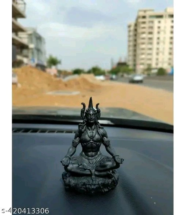 Shiv Ji Small idol For Home,Office,Car,Bus,Truck Puja Place Decor। Shiv Ji Small Statue। - Height:- 3.5