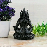 Shiv Ji Small idol For Home,Office,Car,Bus,Truck Puja Place Decor। Shiv Ji Small Statue। - Height:- 3.5