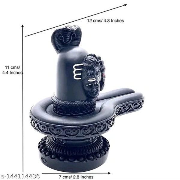 Shivling Mahadev & Parvati idol/Statue For Home,Office Puja। - Height:- 4.8 inches