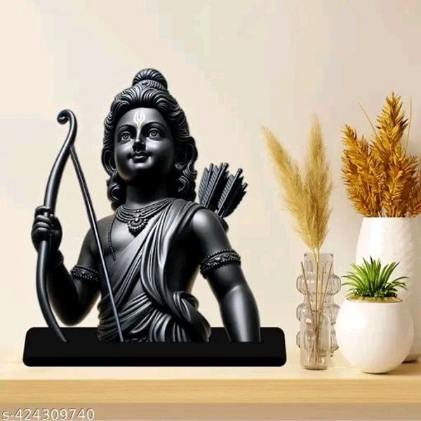 Shree Ram Lala Ji Ka Small idol / Statue For Home,Office,Car, Or Puja Place। Ram Lala Small Statue  - Height: - 9.5 Inch