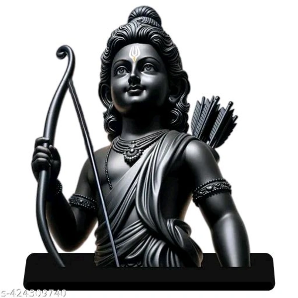 Shree Ram Lala Ji Ka Small idol / Statue For Home,Office,Car, Or Puja Place। Ram Lala Small Statue  - Height: - 9.5 Inch