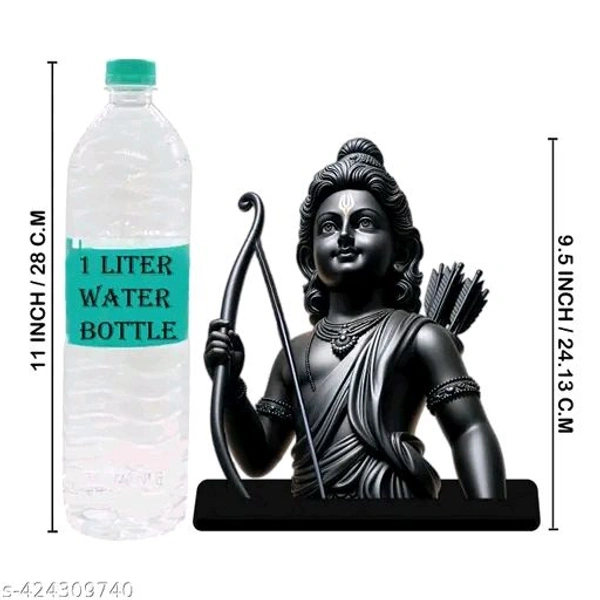 Shree Ram Lala Ji Ka Small idol / Statue For Home,Office,Car, Or Puja Place। Ram Lala Small Statue  - Height: - 9.5 Inch