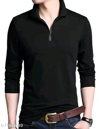Polo T-shirt for Men (SKU-0003)  - Black, M